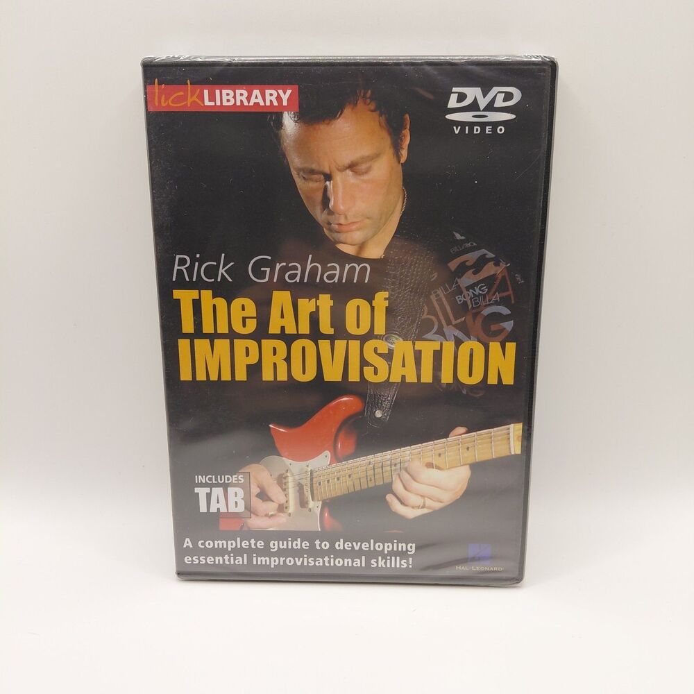 The Art of Improvisation Lick Library Series DVD Written by Rick Graham New